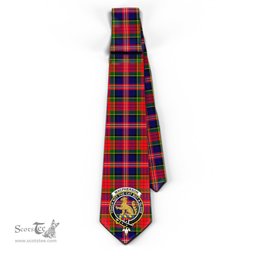 Scottish MacPherson Modern Tartan Tie with Family Crest Tartan Plaid NeckTie Scottish Plaid Tartan Plaid - ScotsTee - scotstee.com