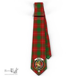 Scottish MacFie Tartan Tie with Family Crest Tartan Plaid NeckTie Scottish Plaid Tartan Plaid - ScotsTee - scotstee.com