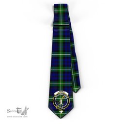 Scottish Lammie Tartan Tie with Family Crest Tartan Plaid NeckTie Scottish Plaid Tartan Plaid - ScotsTee - scotstee.com