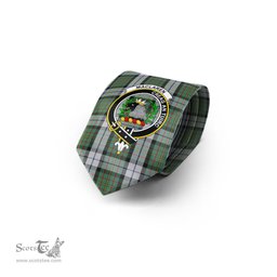 Scottish MacLaren Dress Tartan Tie with Family Crest Tartan Plaid NeckTie Scottish Plaid Tartan Plaid - ScotsTee - scotstee.com
