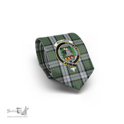 Scottish MacLaren Dress Tartan Tie with Family Crest Tartan Plaid NeckTie Scottish Plaid Tartan Plaid - ScotsTee - scotstee.com