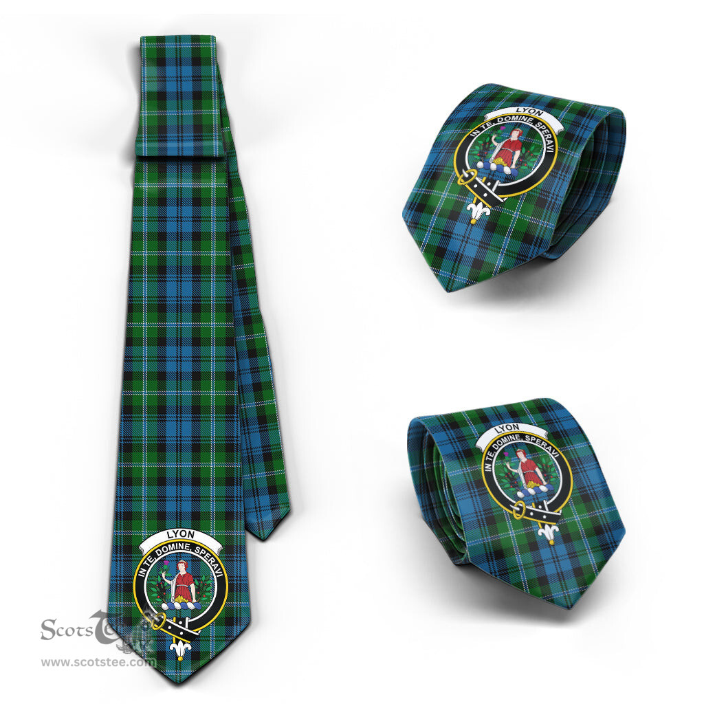 Scottish Lyon Tartan Tie with Family Crest Tartan Plaid NeckTie Scottish Plaid Tartan Plaid - ScotsTee - scotstee.com