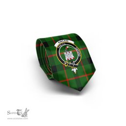 Scottish Kincaid Modern Tartan Tie with Family Crest Tartan Plaid NeckTie Scottish Plaid Tartan Plaid - ScotsTee - scotstee.com