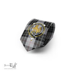 Scottish MacPherson Dress Tartan Tie with Family Crest Tartan Plaid NeckTie Scottish Plaid Tartan Plaid - ScotsTee - scotstee.com