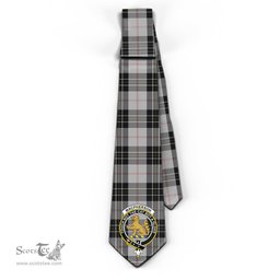 Scottish MacPherson Dress Tartan Tie with Family Crest Tartan Plaid NeckTie Scottish Plaid Tartan Plaid - ScotsTee - scotstee.com