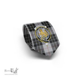 Scottish MacPherson Dress Tartan Tie with Family Crest Tartan Plaid NeckTie Scottish Plaid Tartan Plaid - ScotsTee - scotstee.com