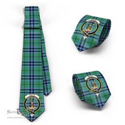 Scottish Keith Ancient Tartan Tie with Family Crest Tartan Plaid NeckTie Scottish Plaid Tartan Plaid - ScotsTee - scotstee.com