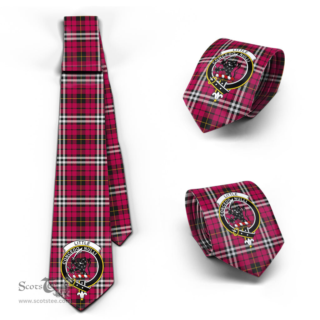 Scottish Little Tartan Tie with Family Crest Tartan Plaid NeckTie Scottish Plaid Tartan Plaid - ScotsTee - scotstee.com