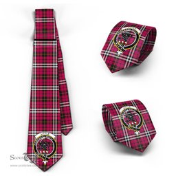 Scottish Little Tartan Tie with Family Crest Tartan Plaid NeckTie Scottish Plaid Tartan Plaid - ScotsTee - scotstee.com