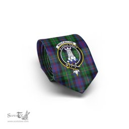 Scottish MacCallum Tartan Tie with Family Crest Tartan Plaid NeckTie Scottish Plaid Tartan Plaid - ScotsTee - scotstee.com