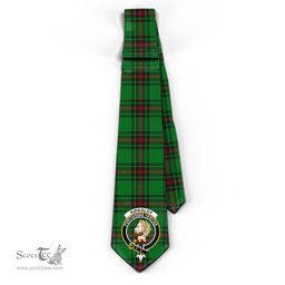 Scottish Kirkaldy Tartan Tie with Family Crest Tartan Plaid NeckTie Scottish Plaid Tartan Plaid - ScotsTee - scotstee.com