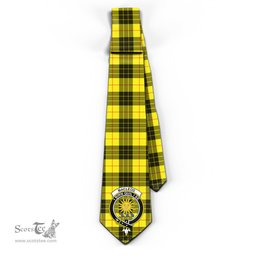Scottish MacLeod of Lewis Modern Tartan Tie with Family Crest Tartan Plaid NeckTie Scottish Plaid Tartan Plaid - ScotsTee - scotstee.com