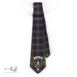 Scottish MacLellan Tartan Tie with Family Crest Tartan Plaid NeckTie Scottish Plaid Tartan Plaid - ScotsTee - scotstee.com