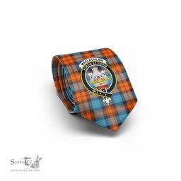 Scottish MacLachlan Ancient Tartan Tie with Family Crest Tartan Plaid NeckTie Scottish Plaid Tartan Plaid - ScotsTee - scotstee.com