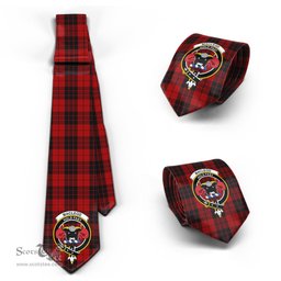 Scottish MacLeod of Raasay Highland Tartan Tie with Family Crest Tartan Plaid NeckTie Scottish Plaid Tartan Plaid - ScotsTee - scotstee.com