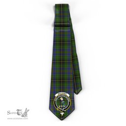 Scottish MacInnes Tartan Tie with Family Crest Tartan Plaid NeckTie Scottish Plaid Tartan Plaid - ScotsTee - scotstee.com