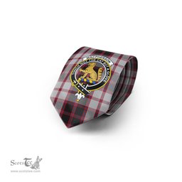 Scottish MacPherson Tartan Tie with Family Crest Tartan Plaid NeckTie Scottish Plaid Tartan Plaid - ScotsTee - scotstee.com