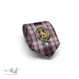Scottish MacPherson Tartan Tie with Family Crest Tartan Plaid NeckTie Scottish Plaid Tartan Plaid - ScotsTee - scotstee.com