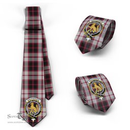Scottish MacPherson Tartan Tie with Family Crest Tartan Plaid NeckTie Scottish Plaid Tartan Plaid - ScotsTee - scotstee.com