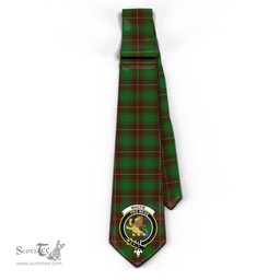 Scottish MacFie Hunting Tartan Tie with Family Crest Tartan Plaid NeckTie Scottish Plaid Tartan Plaid - ScotsTee - scotstee.com