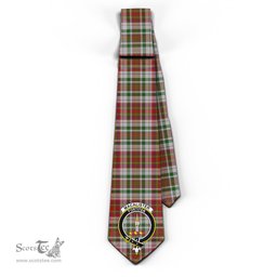 Scottish MacAlister Dress Tartan Tie with Family Crest Tartan Plaid NeckTie Scottish Plaid Tartan Plaid - ScotsTee - scotstee.com