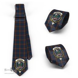 Scottish MacLaine of Lochbuie Hunting Tartan Tie with Family Crest Tartan Plaid NeckTie Scottish Plaid Tartan Plaid - ScotsTee - scotstee.com