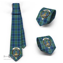 Scottish Keith Tartan Tie with Family Crest Tartan Plaid NeckTie Scottish Plaid Tartan Plaid - ScotsTee - scotstee.com