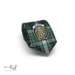 Scottish MacKenzie Dress Tartan Tie with Family Crest Tartan Plaid NeckTie Scottish Plaid Tartan Plaid - ScotsTee - scotstee.com