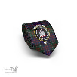 Scottish MacDonald of Clan Ranald Tartan Tie with Family Crest Tartan Plaid NeckTie Scottish Plaid Tartan Plaid - ScotsTee - scotstee.com