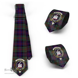 Scottish MacDonald of Clan Ranald Tartan Tie with Family Crest Tartan Plaid NeckTie Scottish Plaid Tartan Plaid - ScotsTee - scotstee.com