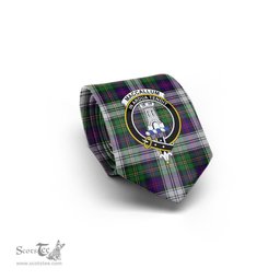 Scottish MacCallum Dress Tartan Tie with Family Crest Tartan Plaid NeckTie Scottish Plaid Tartan Plaid - ScotsTee - scotstee.com