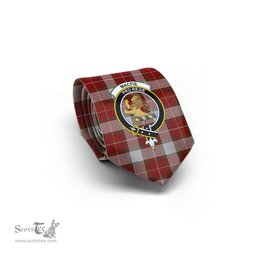 Scottish MacFie Dress Tartan Tie with Family Crest Tartan Plaid NeckTie Scottish Plaid Tartan Plaid - ScotsTee - scotstee.com