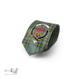 Scottish Kelly Dress Tartan Tie with Family Crest Tartan Plaid NeckTie Scottish Plaid Tartan Plaid - ScotsTee - scotstee.com