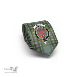 Scottish Kelly Dress Tartan Tie with Family Crest Tartan Plaid NeckTie Scottish Plaid Tartan Plaid - ScotsTee - scotstee.com