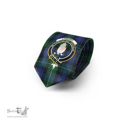 Scottish Lamont #2 Tartan Tie with Family Crest Tartan Plaid NeckTie Scottish Plaid Tartan Plaid - ScotsTee - scotstee.com