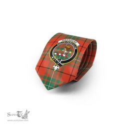 Scottish MacAulay Ancient Tartan Tie with Family Crest Tartan Plaid NeckTie Scottish Plaid Tartan Plaid - ScotsTee - scotstee.com