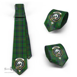 Scottish Kennedy Tartan Tie with Family Crest Tartan Plaid NeckTie Scottish Plaid Tartan Plaid - ScotsTee - scotstee.com