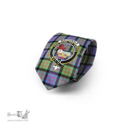 Scottish MacDonald Ancient Tartan Tie with Family Crest Tartan Plaid NeckTie Scottish Plaid Tartan Plaid - ScotsTee - scotstee.com