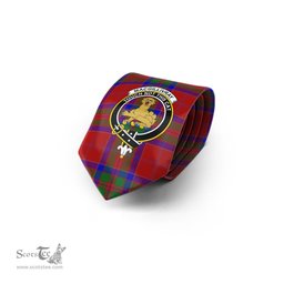 Scottish MacGillivray Tartan Tie with Family Crest Tartan Plaid NeckTie Scottish Plaid Tartan Plaid - ScotsTee - scotstee.com