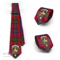 Scottish MacGillivray Tartan Tie with Family Crest Tartan Plaid NeckTie Scottish Plaid Tartan Plaid - ScotsTee - scotstee.com