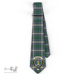 Scottish MacDowall Tartan Tie with Family Crest Tartan Plaid NeckTie Scottish Plaid Tartan Plaid - ScotsTee - scotstee.com