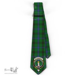 Scottish MacKendrick Tartan Tie with Family Crest Tartan Plaid NeckTie Scottish Plaid Tartan Plaid - ScotsTee - scotstee.com