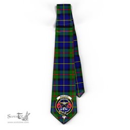 Scottish MacLeod of Harris Modern Tartan Tie with Family Crest Tartan Plaid NeckTie Scottish Plaid Tartan Plaid - ScotsTee - scotstee.com