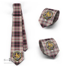 Scottish MacPherson Hunting Ancient Tartan Tie with Family Crest Tartan Plaid NeckTie Scottish Plaid Tartan Plaid - ScotsTee - scotstee.com