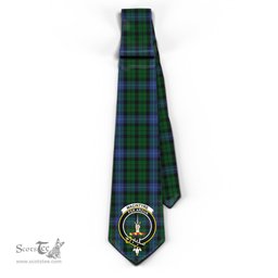 Scottish MacIntyre Tartan Tie with Family Crest Tartan Plaid NeckTie Scottish Plaid Tartan Plaid - ScotsTee - scotstee.com
