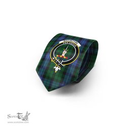 Scottish MacIntyre Tartan Tie with Family Crest Tartan Plaid NeckTie Scottish Plaid Tartan Plaid - ScotsTee - scotstee.com