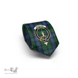 Scottish MacIntyre Tartan Tie with Family Crest Tartan Plaid NeckTie Scottish Plaid Tartan Plaid - ScotsTee - scotstee.com