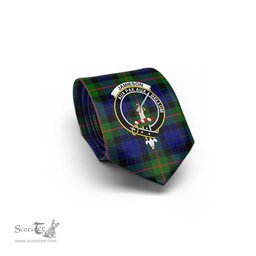 Scottish Jamieson Tartan Tie with Family Crest Tartan Plaid NeckTie Scottish Plaid Tartan Plaid - ScotsTee - scotstee.com