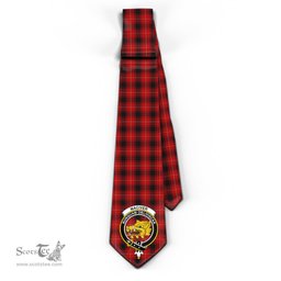Scottish MacIver Tartan Tie with Family Crest Tartan Plaid NeckTie Scottish Plaid Tartan Plaid - ScotsTee - scotstee.com