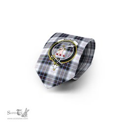 Scottish MacRae Dress Modern Tartan Tie with Family Crest Tartan Plaid NeckTie Scottish Plaid Tartan Plaid - ScotsTee - scotstee.com